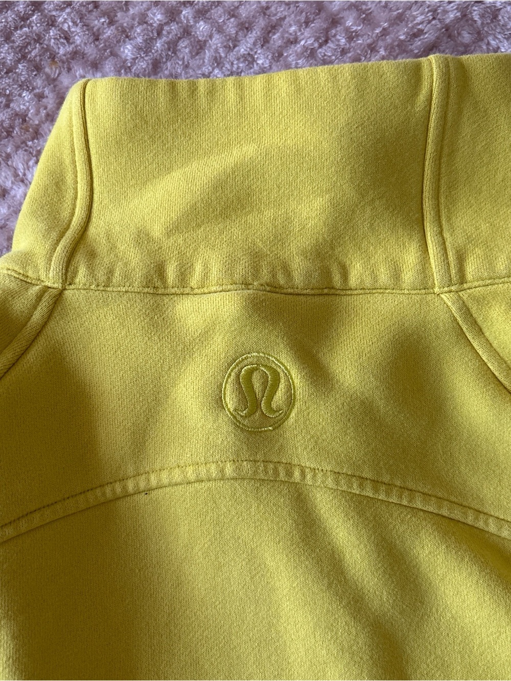 lululemon half zip scuba size xs/small